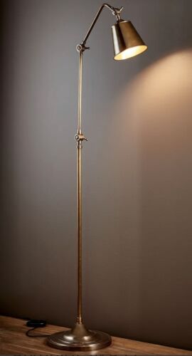 NEWBURY FLOOR LAMP ANTIQUE BRASS By Florabelle