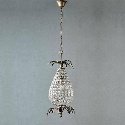 PICASSO CHANDELIER ANTIQUE BRASS PENDANT - PINEAPPLE 26 W X 68 H