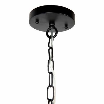 Black 8 Arm Cohen Iron Chandelier