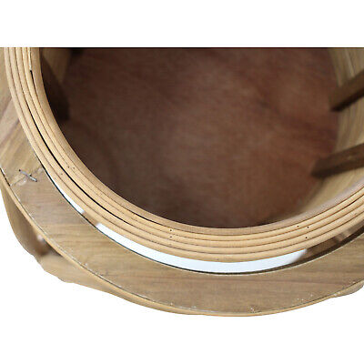 Bamboo Planter in natural finish Stand with pot holder Coastal Hamptons 60x26cm
