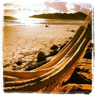 LARGE YELLOW HAND MADE HAMMOCK  FROM CENTRAL AMERICA - W=105cm L=465cm