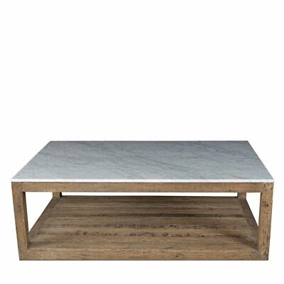 DENVER MARBLE COFFEE TABLE WHITE By Florabelle