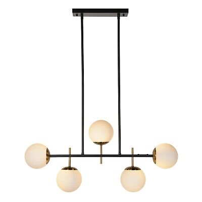Iron & Glass Maddox Pendant - Linear by cafe lighting RRP $725.00