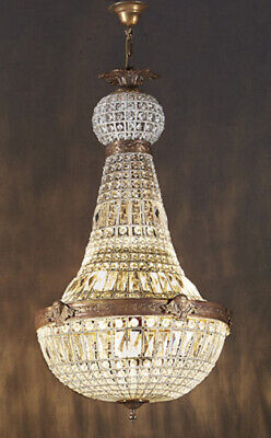 EMPIRE CRYSTAL CHANDELIER EXTRA LARGE By Emac & Lawton  120 H x 70 Dia cm