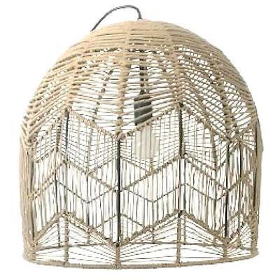 Kudu Lightshade - Paper Natural  with Electrical Fittings D 43 cm x H 53cm