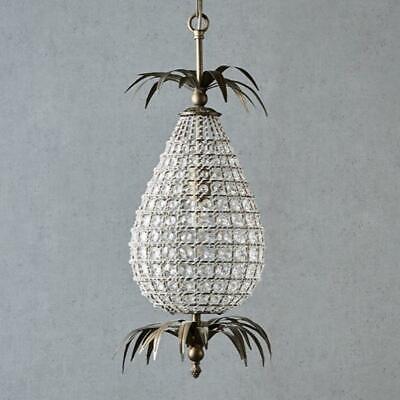 PICASSO CHANDELIER ANTIQUE BRASS PENDANT - PINEAPPLE 26 W X 68 H