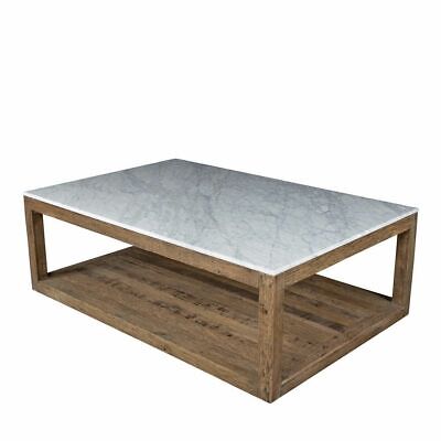 DENVER MARBLE COFFEE TABLE WHITE By Florabelle