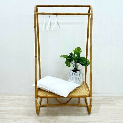 Med Markets Rattan Marc Clothes Rack - Blonde