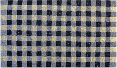 Gingham Check Doormat - Thick High Quality 45 X 75 X 4 CM Doormat Designs