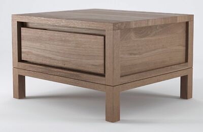 Scandinavian Solid  FSC RECYCLED TEAK Bedside Unit / Table with Draw