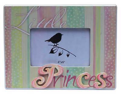 VINTAGE STYLE GIRLS PHOTO FRAME "LITTLE PRINCESS - TAKES 10 X 15 CM PHOTO