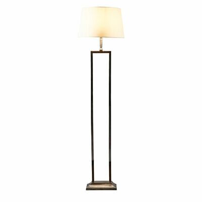 HAMILTON FLOOR LAMP ANTIQUE SILVER (BASE ONLY) By Emac Lawton
