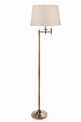 MACLEAY FLOOR LAMP ANTIQUE BRASS BASE ONLY