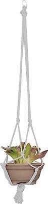 HIGH QUALITY MACRAME POT PLANT HOLDER / HANGER - NATURAL  COLOUR