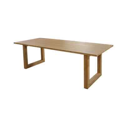 High Quality Solid Oak Evan Dining Table - 240 x 100 x 75 cm