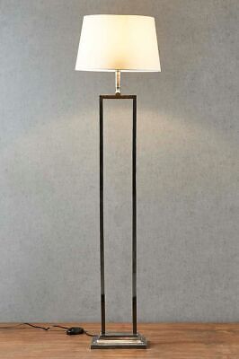 HAMILTON FLOOR LAMP ANTIQUE SILVER (BASE ONLY) By Emac Lawton
