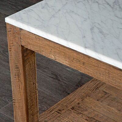 DENVER MARBLE COFFEE TABLE WHITE By Florabelle