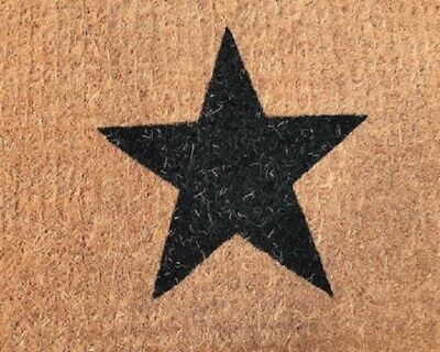 Black Star HIGH QUALITY Thick Door Mat  45 X 75 X 4CM Doormat Designs