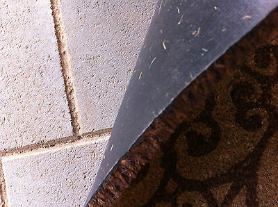COIR DOOR MAT DARK AND LIGHT BROWN PRINT  WITH PVC BACK 45 X 75 CM