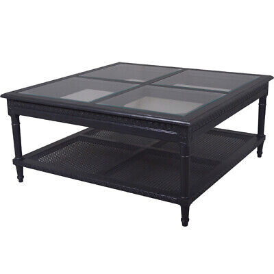 Polo Square Coffee Table Black Flat Packed RRP$1870