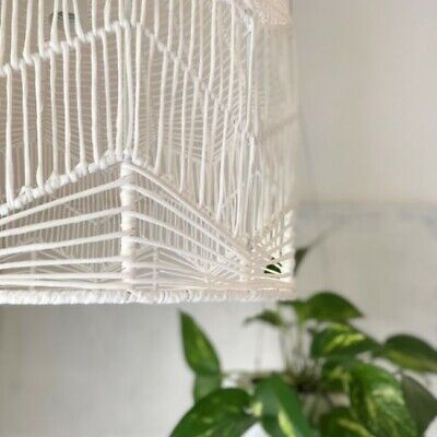 Kudu White Paper Light shade With Electrical Fittings 43 x 53 53H