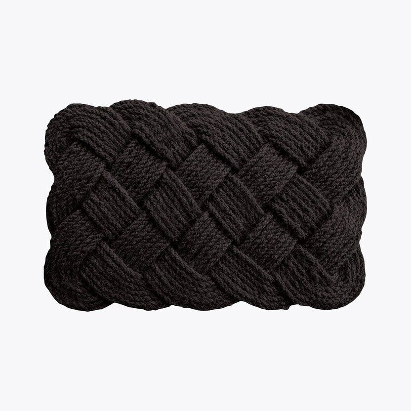 Coir Knot Black MAT  60x90x2.5cm By Doormat Designs