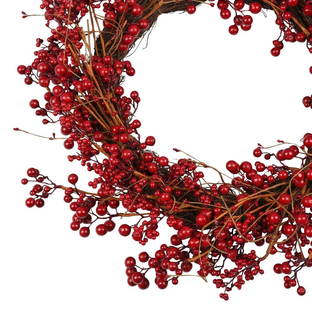 Robina Berry Wreath Large Red By Florabelle Living