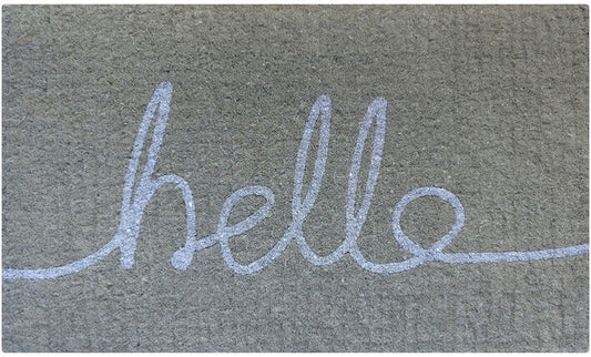 HIGH QUALITY Thick Door mat Hello   45 X 75 X 4 CM 100% Coir DUE 15 OCT 21