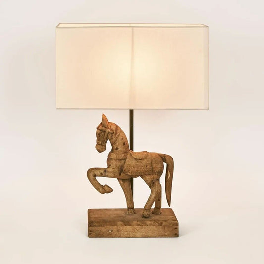 BONNIE TABLE LAMP BASE SMALL DARK NATURAL (Base Only Emac Lawton)