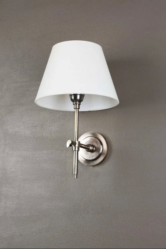 DINO WALL LIGHT BASE ANTIQUE SILVER By Emac & Lawton
