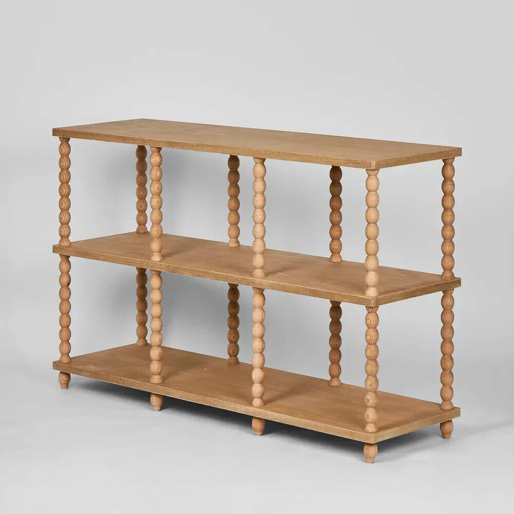 Bobbin Oak Timber Console Table, 140cm, Natural By Florabelle Living