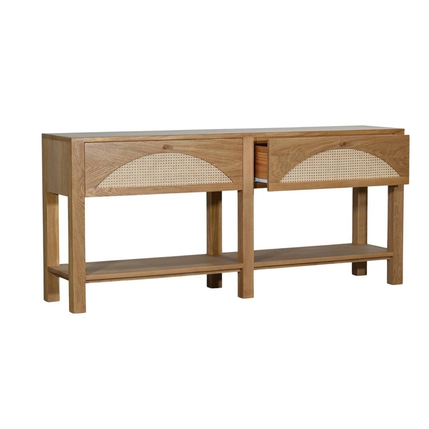 LOFT CONSOLE BY SATARA MADE FROM 100% OAK AND RATTAN