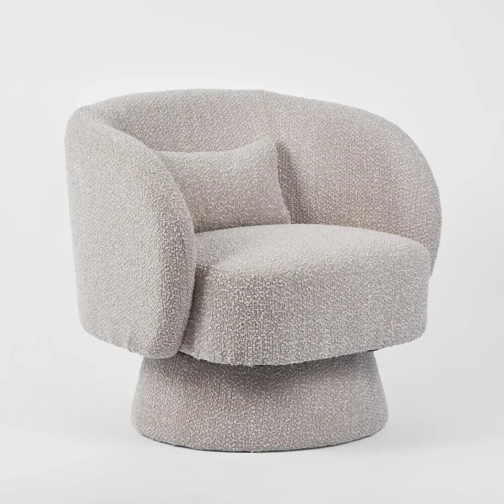 Selena Swivel Chair Stone By Florabelle Living