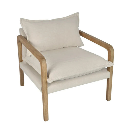 Coolum Armchair Natural By Florabelle Living
