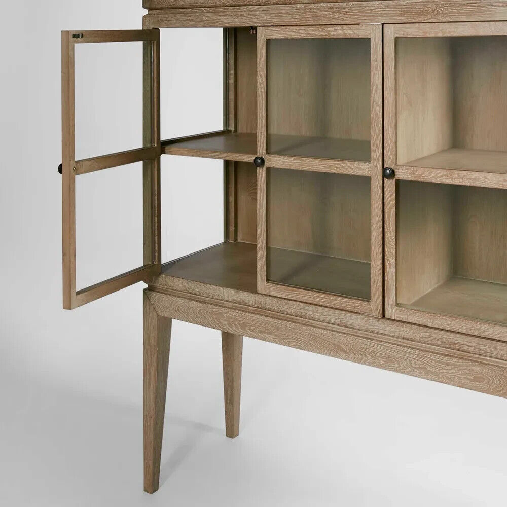 COLUMBUS OAK 6 DOOR CABINET By Florabelle Living
