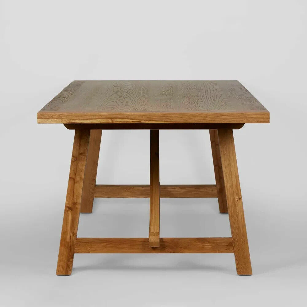 VARRO OAK DINING TABLE 220CM By Florabelle Living