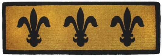 Thick Long Doormat FLEUR DE LYS 120 X 45 X 4cm  DOORMAT DESIGNS - DUE 15 NOV 21