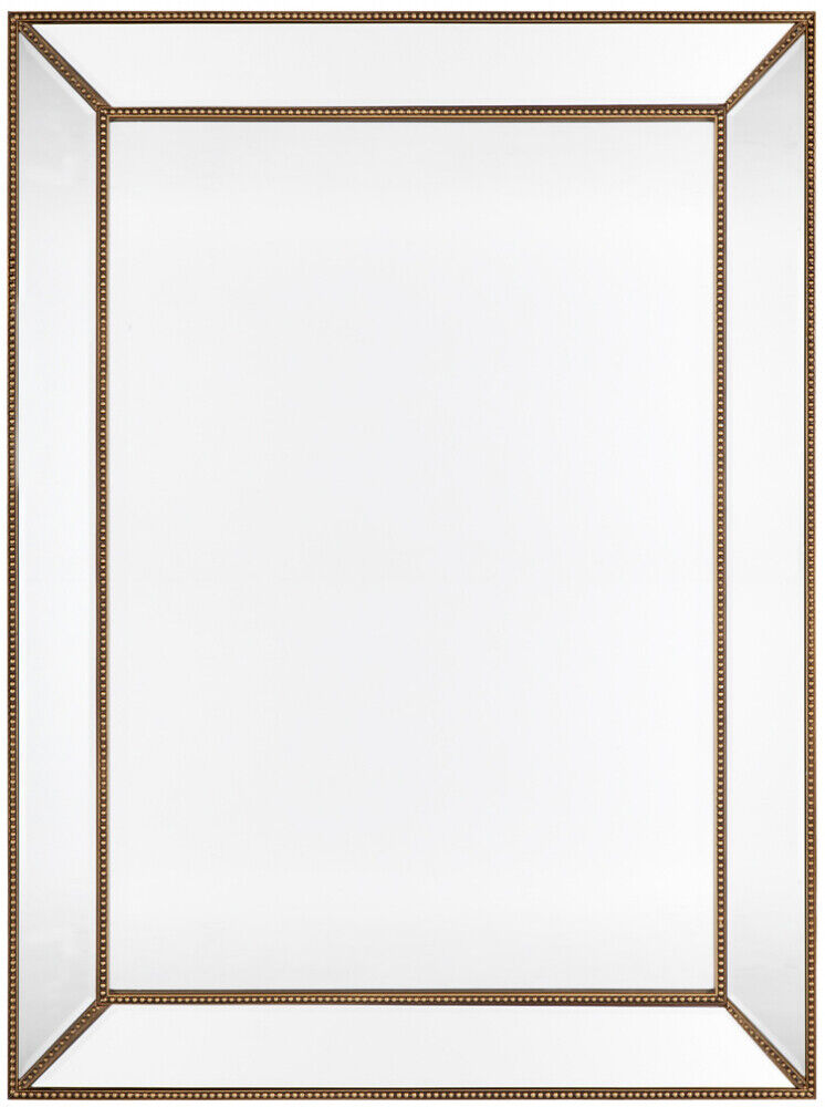 NEW "ZETA" wall mirror by CAFE Lighting & Living in Antique Gold, LARGE