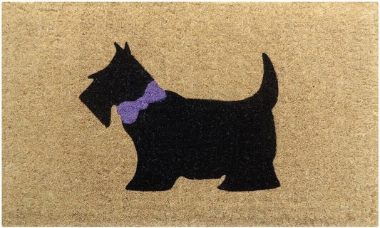 SINGLE SCOTTY Thick door mat Doormat designs 75X45X4 CM-100% COCONUT FIBRE