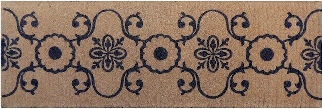 THICK LONG DOOR MAT Long Elegance 120 X 45 X 4CM 100% COCONUT DOORMAT
