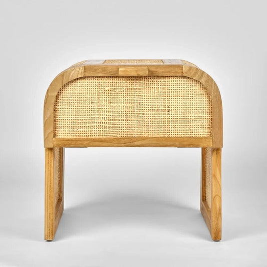 GRACE BEDSIDE TABLE NATURAL By Florabelle Living