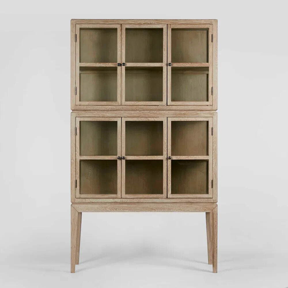 COLUMBUS OAK 6 DOOR CABINET By Florabelle Living
