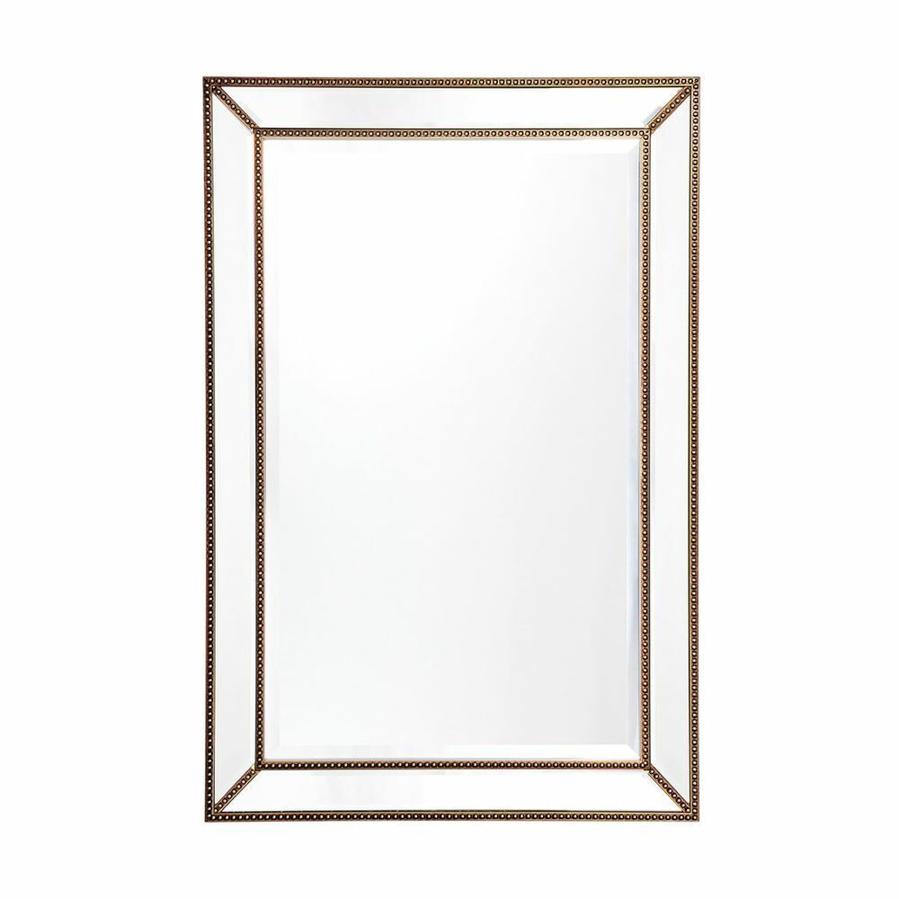 Zeta Wall Mirror - Medium Antique Gold 92cm H