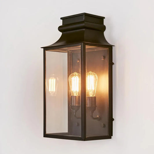 WESTPOINT OUTDOOR WALL LIGHT BLACK By Emac & Lawton