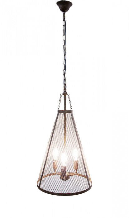 WALKER CEILING PENDANT BRONZE - 35 D X 62 H - By Emac & Lawton
