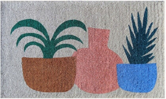 GARDEN POTS Thick Doormat Door mat  75X45 X 4  CM -100% COCONUT FIBRE