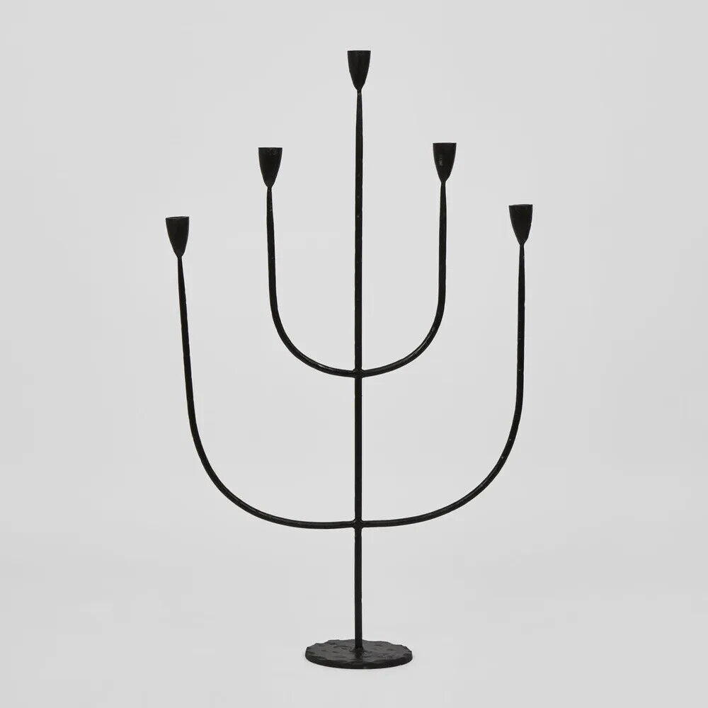 Joshua Candle Stand Black By Florabelle Living