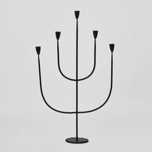 Joshua Candle Stand Black By Florabelle Living