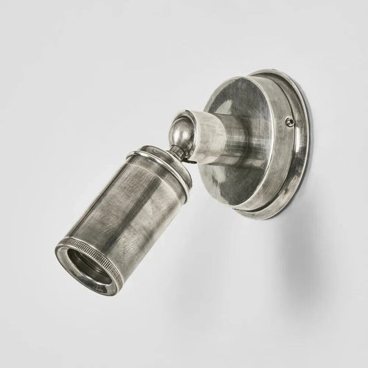 CLIFTON MINI WALL LIGHT ANTIQUE SILVER By Emac & Lawton