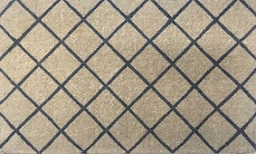 DARK GREY TRELLIS High Quality Thick Door Mat  45 X 75 X 4 CM Doormat Designs